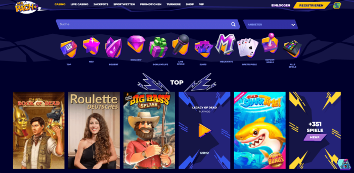 MrPacho Online-Casino-Spiele