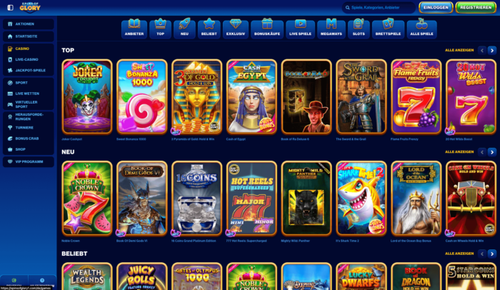 Spins of Glory Slot-Spiele